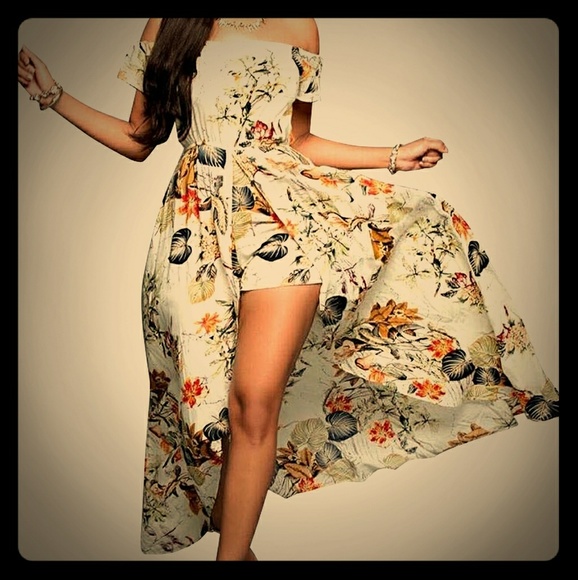 Dresses & Skirts - NWT Romper Maxi Dress